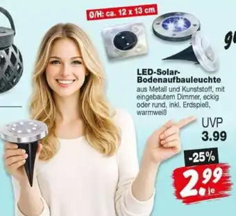 Repo Markt LED-Solar Bodenaufbauleuchte Angebot