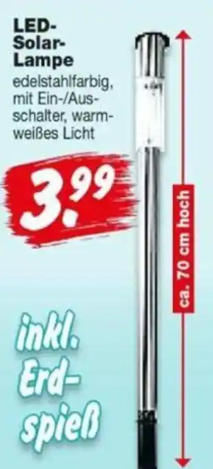 Repo Markt LED Solar Lampe Angebot