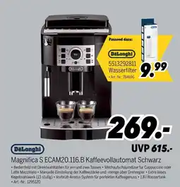 MEDIMAX DeLonghi Magnifica S ECAM20.116.B Kaffeevollautomat Schwarz Angebot