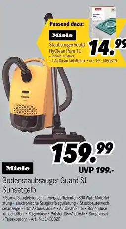 MEDIMAX Miele Bodenstaubsauger Guard S1 Sunsetgelb Angebot