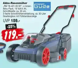 Repo Markt Güde Akku-Rasenmäher Angebot