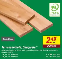 toom Baumarkt Terrassendiele, Douglasie Angebot