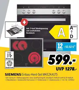 MEDIMAX SIEMENS Einbau-Herd-Set MKE2KA175 Angebot