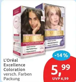 Budni L'Oréal Excellence Coloration Angebot