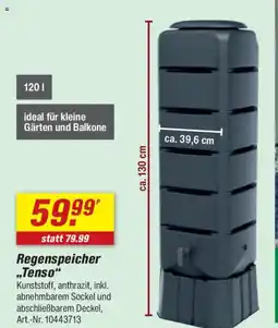 toom Baumarkt Regenspeicher ,,Tenso" Angebot