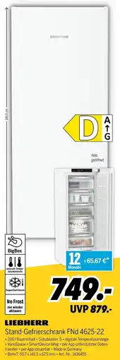 MEDIMAX LIEBHERR Stand-Gefrierschrank FNd 4625-22 Angebot