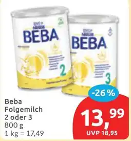 Budni Beba Folgemilch 2 oder 3 Angebot