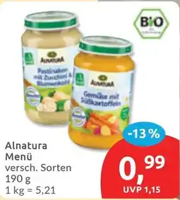 Budni Alnatura Menü Angebot