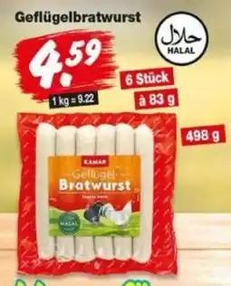 Repo Markt KAMAR Geflügelbratwurst Angebot
