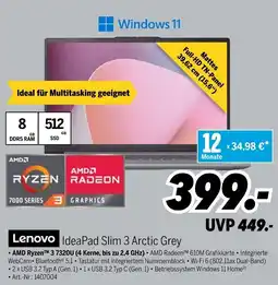MEDIMAX Lenovo IdeaPad Slim 3 Arctic Grey Angebot