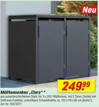 toom Baumarkt Mülltonnenbox ,,Clara" Angebot