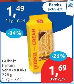 Budni Leibniz Cream Schoko Keks Angebot