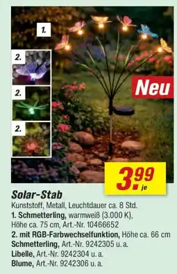 toom Baumarkt Solar-Stab Angebot