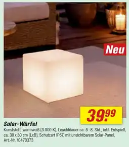 toom Baumarkt Solar-Würfel Angebot