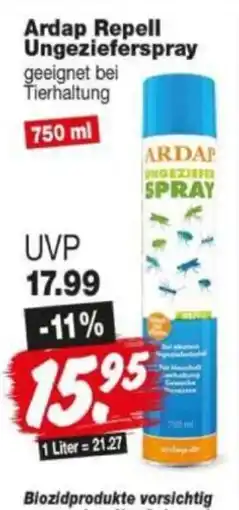 Repo Markt Ardap Repell Ungezieferspray Angebot