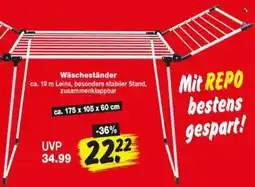 Repo Markt Wäscheständer Angebot
