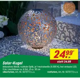toom Baumarkt Solar-Kugel Angebot