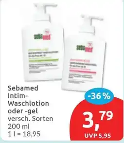 Budni Sebamed Intim- Waschlotion oder -gel Angebot