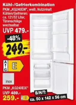 Repo Markt Kühl-/Gefrierkombination PKM Angebot