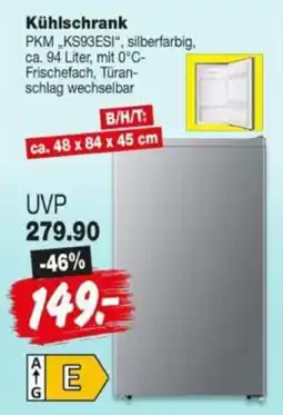 Repo Markt Kühlschrank PKM Angebot