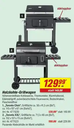 toom Baumarkt Holzkohle-Grillwagen Angebot