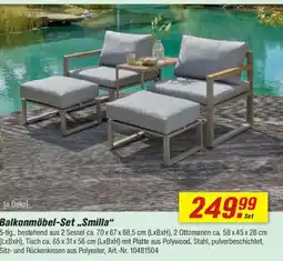 toom Baumarkt Balkonmöbel-Set „Smilla" Angebot