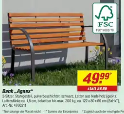 toom Baumarkt Bank ,,Agnes" Angebot