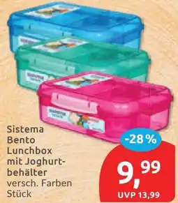 Budni Sistema Bento Lunchbox mit Joghurtbehälter Angebot