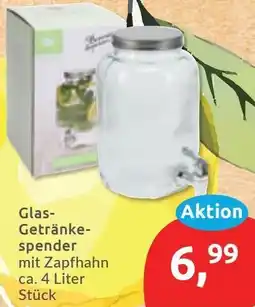 Budni Glas- Getränkespender Angebot