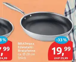 Budni BRATmaxx Edelstahl- Bratpfanne Angebot