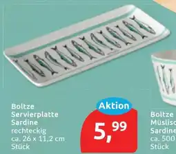 Budni Boltze Servierplatte Sardine Angebot