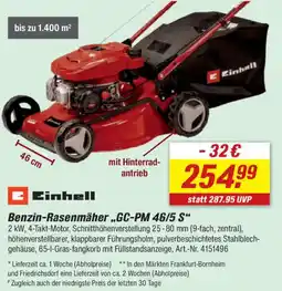toom Baumarkt Einhell Benzin-Rasenmäher ,,GC-PM 46/5 S" Angebot