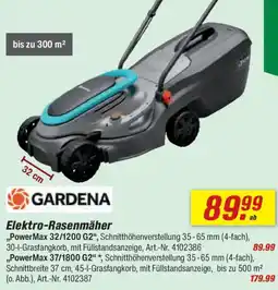 toom Baumarkt GARDENA Elektro-Rasenmäher Angebot