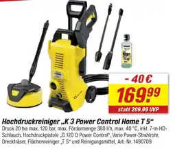toom Baumarkt Karcher Hochdruckreiniger ,,K 3 Power Control Home T 5" Angebot