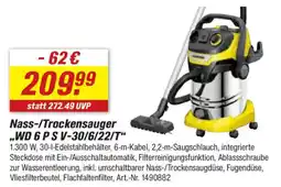 toom Baumarkt Karcher Nass-/Trockensauger ,,WD 6 P S V-30/6/22/T" Angebot