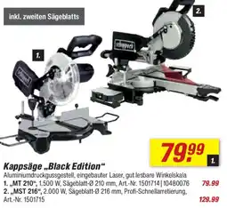 toom Baumarkt Scheppach Kappsäge „Black Edition" Angebot
