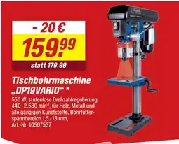 toom Baumarkt Scheppach Tischbohrmaschine „DP19VARIO“ Angebot