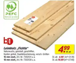 toom Baumarkt b1 Leimholz ,,Fichte" Angebot