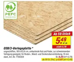 toom Baumarkt OSB/3-Verlegeplatte Angebot