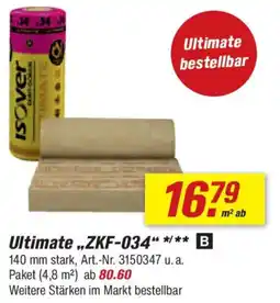 toom Baumarkt Isover Ultimate ,,ZKF-034" Angebot