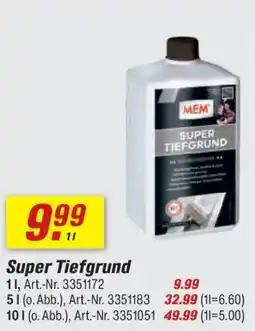 toom Baumarkt MEM Super Tiefgrund Angebot