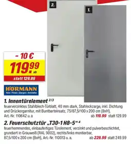 toom Baumarkt HORMANN Innentürelement Angebot