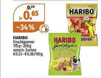 Müller Haribo Fruchtgummi Angebot