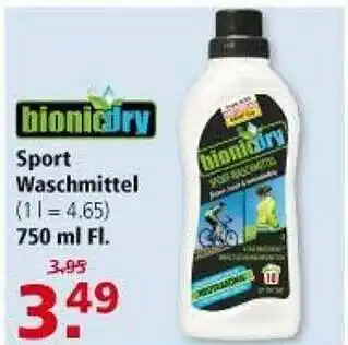 Multi Markt Bionicdry Sport Waschmittel Angebot