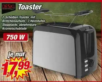 Posten Börse Deski Toaster Angebot