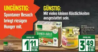 Elli Markt Edeka Bio Dinkelbrot, Alnatura Bio-vielblütenhonig Angebot