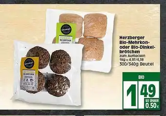 Elli Markt Herzberger Bio-mehrkon Oder Bio-dinkel Brötchen Angebot