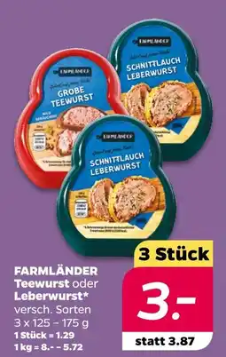 NETTO Farmländer teewurst Angebot