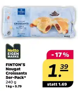 NETTO Finton’s nougat croissants 5er-pack Angebot