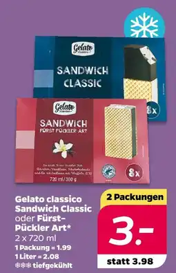 NETTO Gelato sandwich classic Angebot